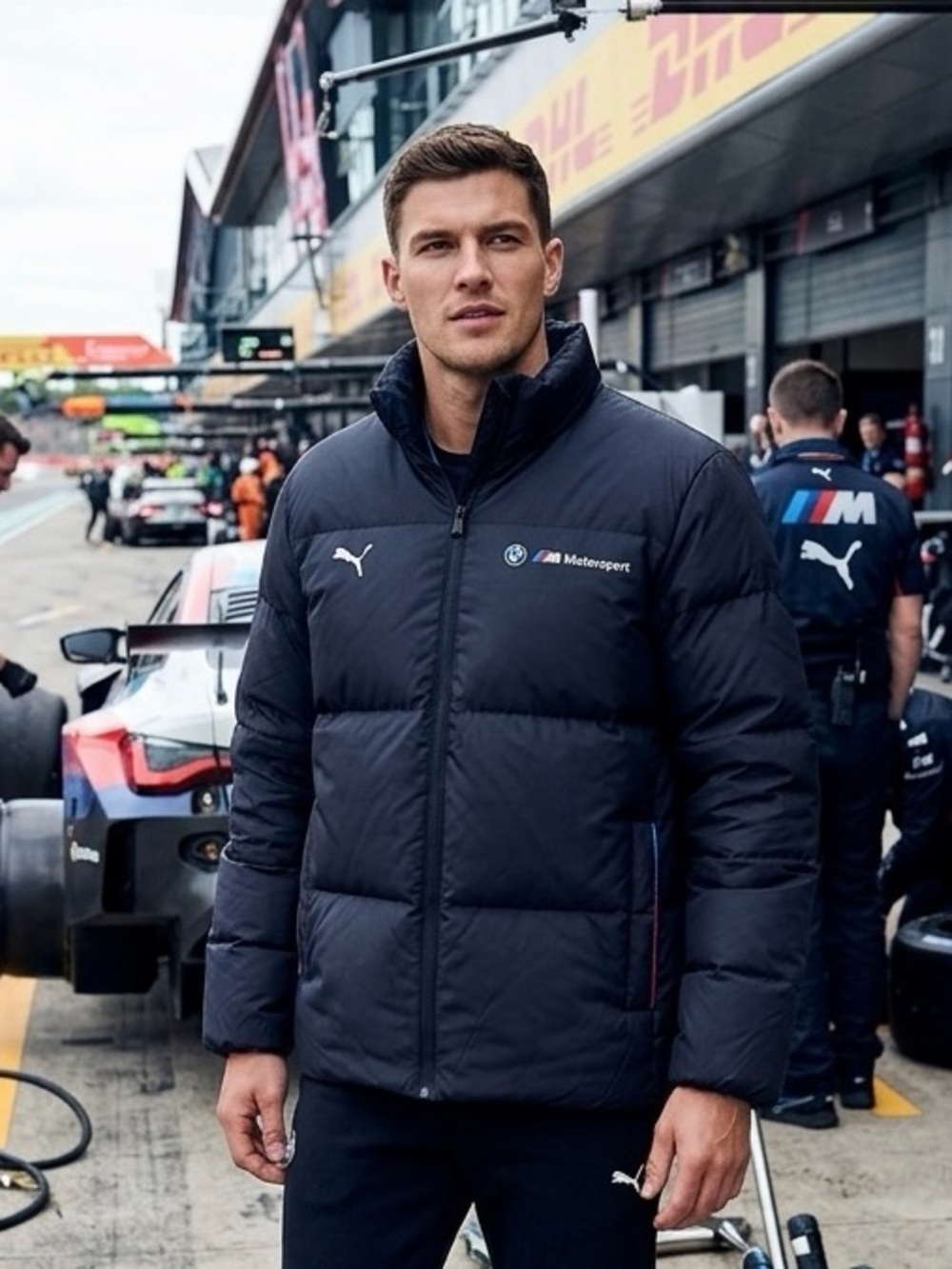 Puma BMW Motorsports MMS ESS+ Puffer Jacket - 627497-01 - MEDIUM
